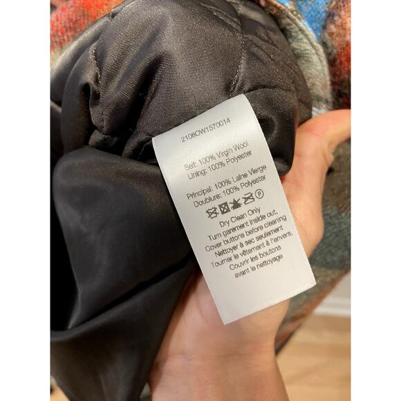 Veronica Beard Ianna Duffel Plaid Coat size 4 - Picture 7 of 8